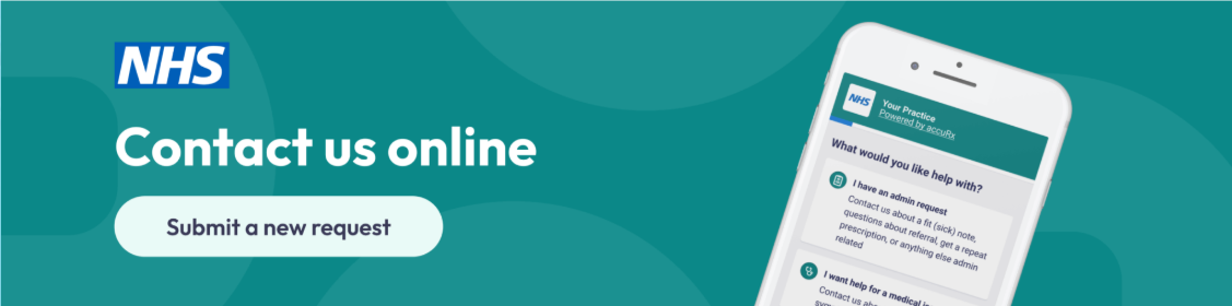 contact us online link button
